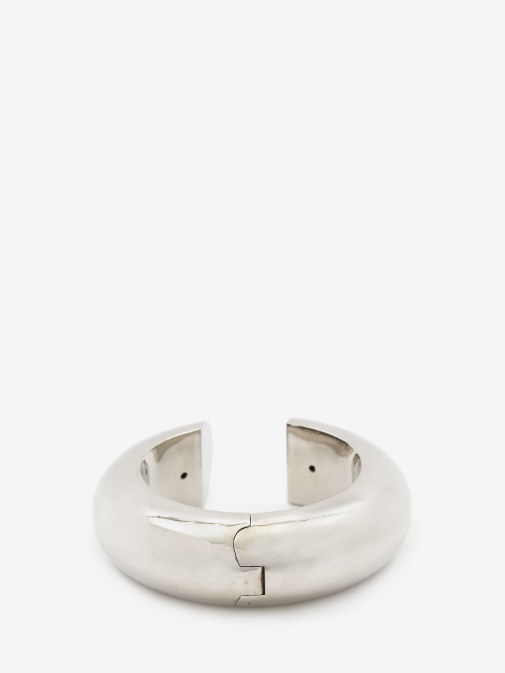 Antique Silver Fashion Alexander McQueen Women's Broken Single Bracelet