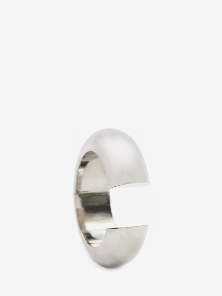 Antique Silver Fashion Alexander McQueen Women's Broken Single Bracelet