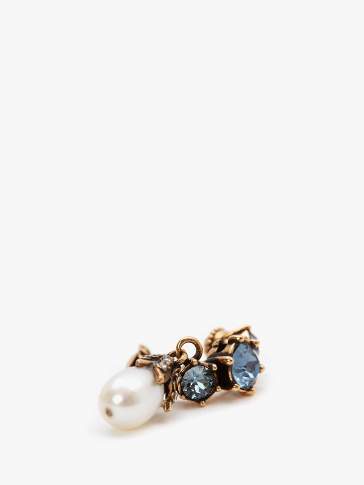 Blue Women's Jewelled Mini Ear Cuff Fashion Alexander McQueen