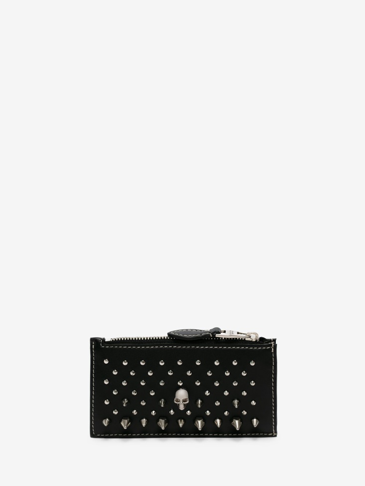 Black Fashion Alexander McQueen Women's Small Zip Pouch