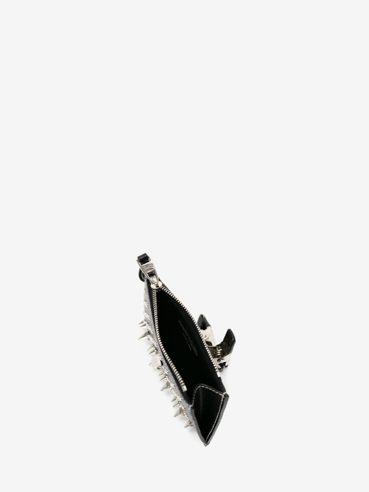 Black Fashion Alexander McQueen Women's Small Zip Pouch