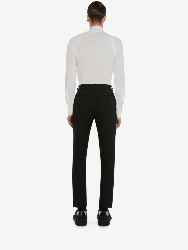 Men's Harness Shirt Fashion Alexander McQueen White