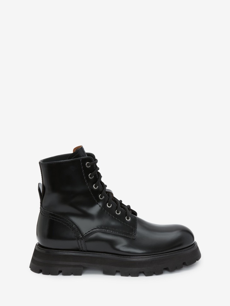 Fashion Alexander McQueen Women's Wander Boot Black