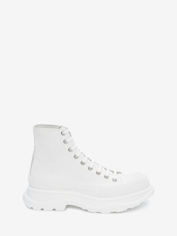 Fashion Alexander McQueen Women's Tread Slick Lace Up Black