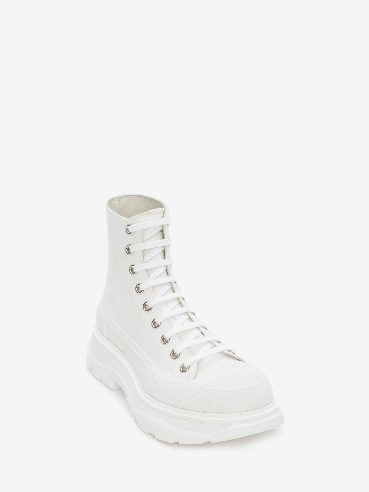 Fashion Alexander McQueen Women's Tread Slick Lace Up Black