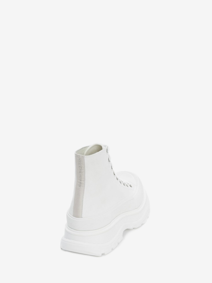 Fashion Alexander McQueen Women's Tread Slick Lace Up Black
