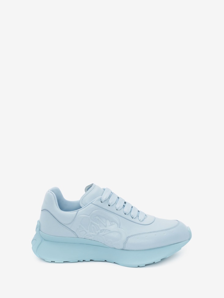 Spring Blue Men's Sprint Runner Fashion Alexander McQueen