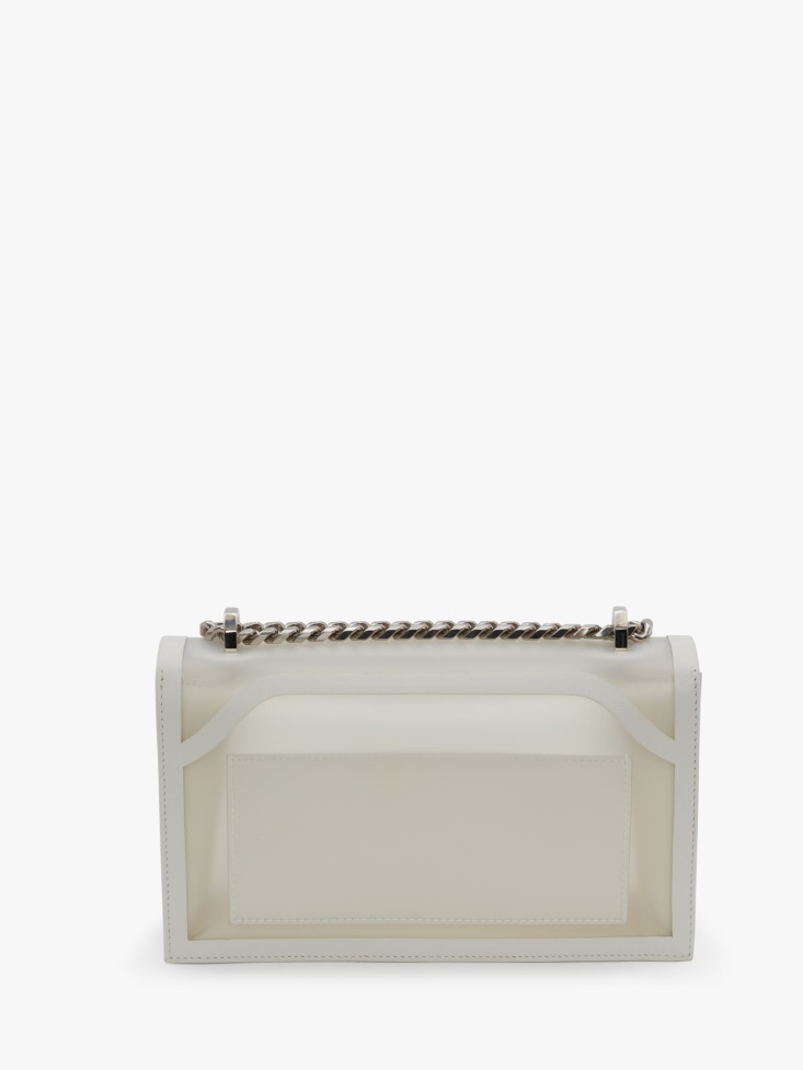 Transparent Women's Jewelled Satchel Fashion Alexander McQueen