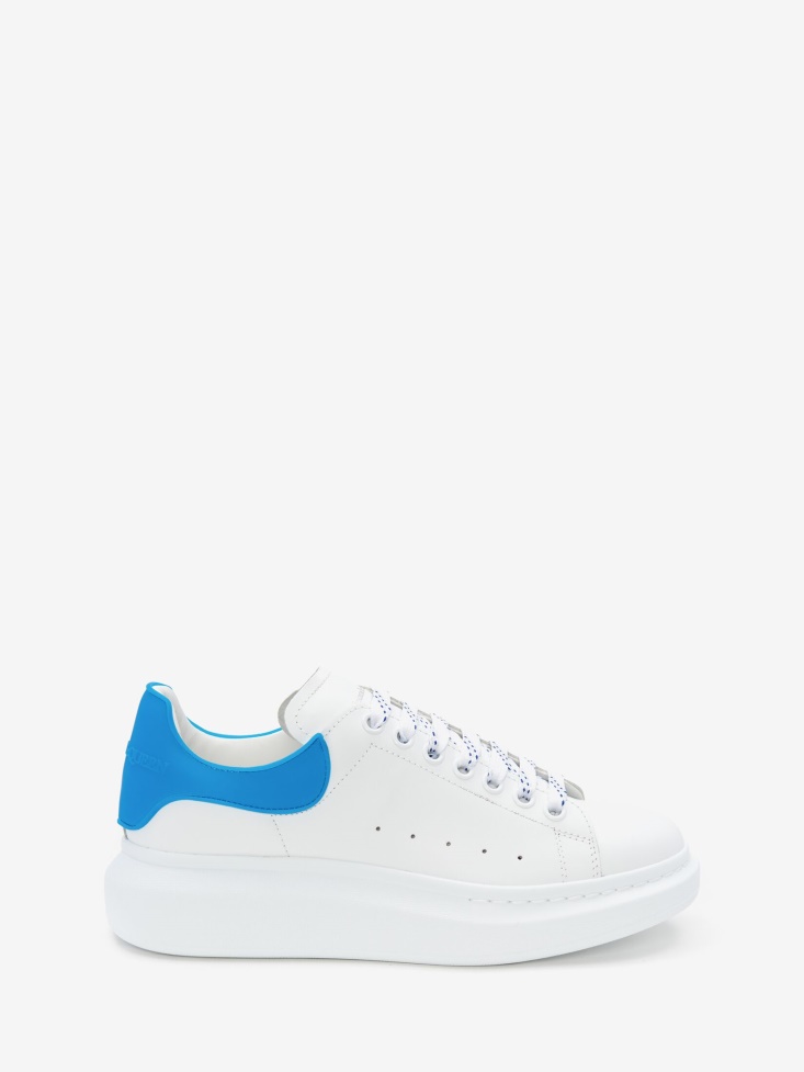 Men's Oversized Sneaker Fashion Alexander McQueen White/Electric Blue