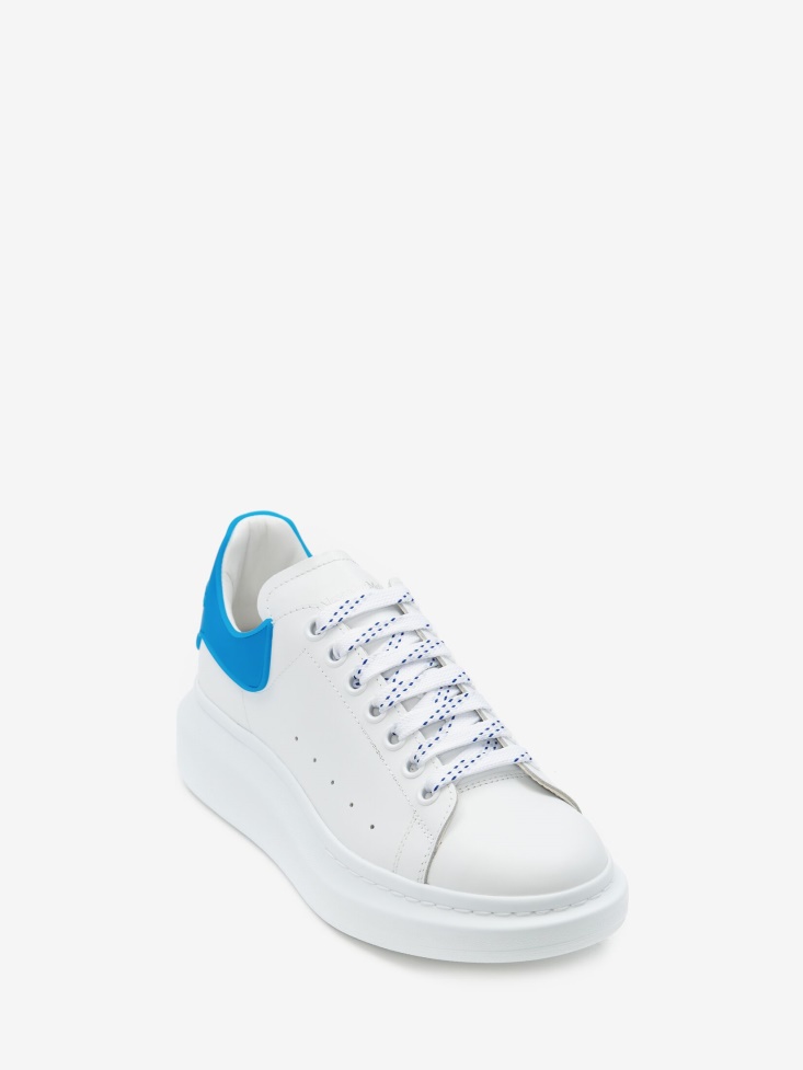 Men's Oversized Sneaker Fashion Alexander McQueen White/Electric Blue