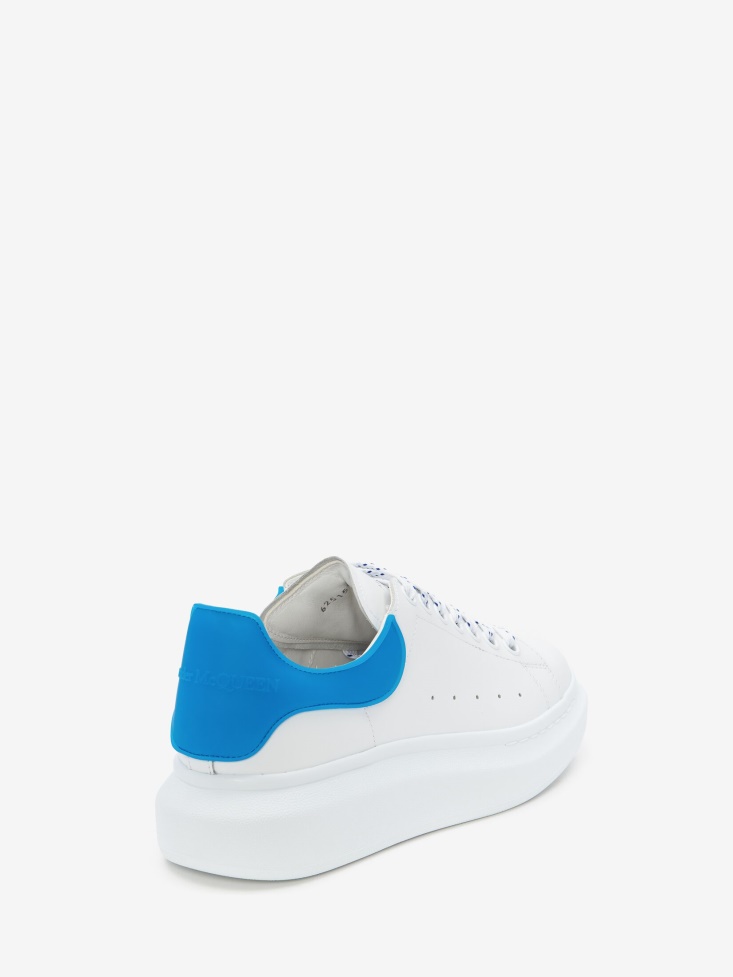 Men's Oversized Sneaker Fashion Alexander McQueen White/Electric Blue