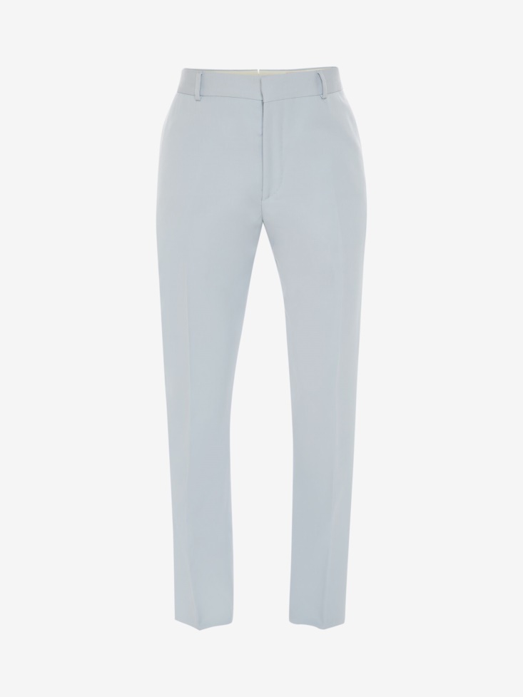 Spring Blue Fashion Alexander McQueen Men's Tailored Cigarette Trousers