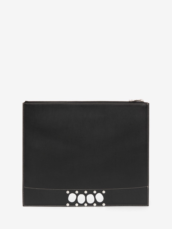 Black Men's The Grip Zip Pouch Fashion Alexander McQueen