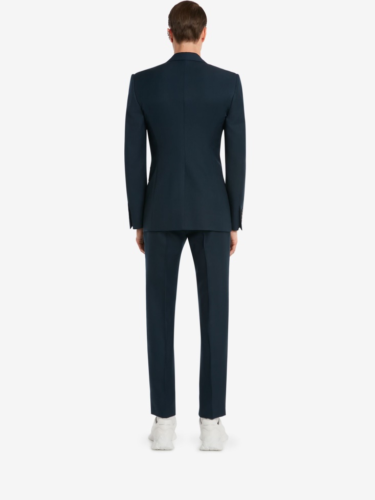Men's Tailored Cigarette Trousers Fashion Alexander McQueen Indigo