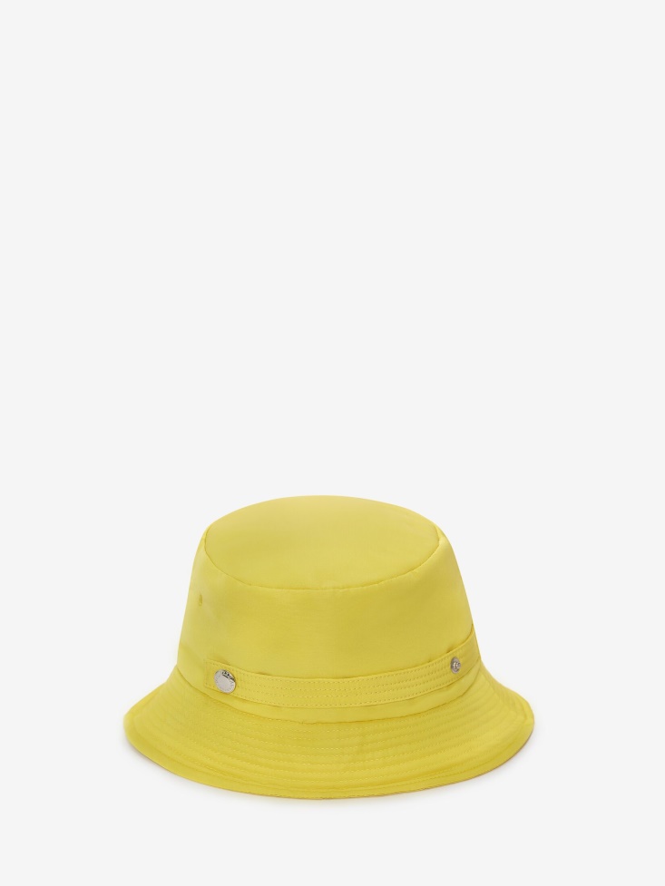 Women's Padded Bucket Hat Fashion Alexander McQueen Lemon