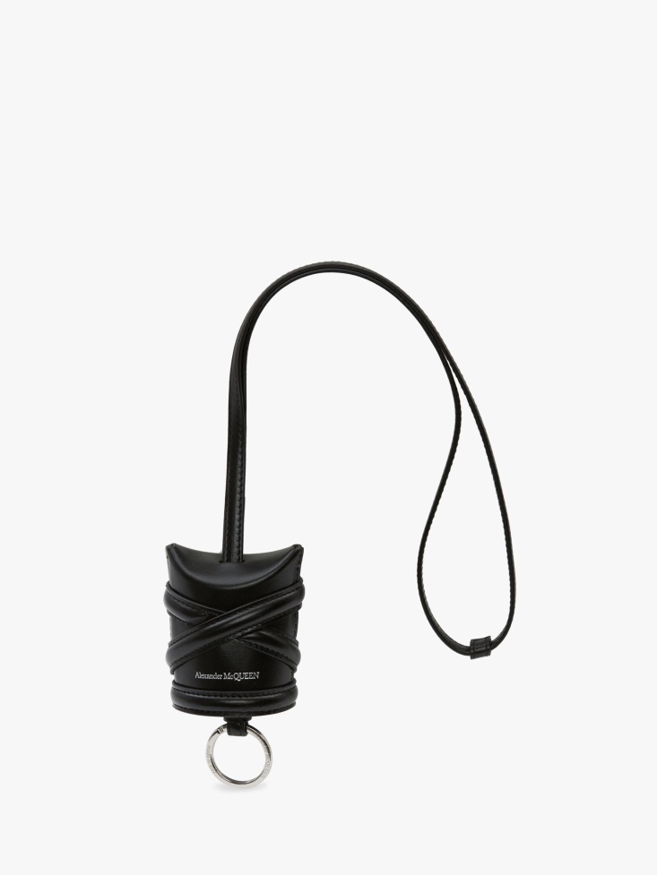Women's The Curve Key Holder Black Fashion Alexander McQueen