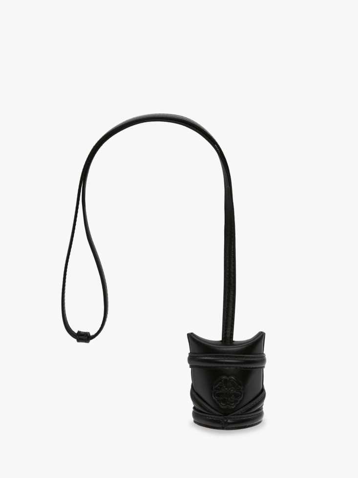 Women's The Curve Key Holder Black Fashion Alexander McQueen