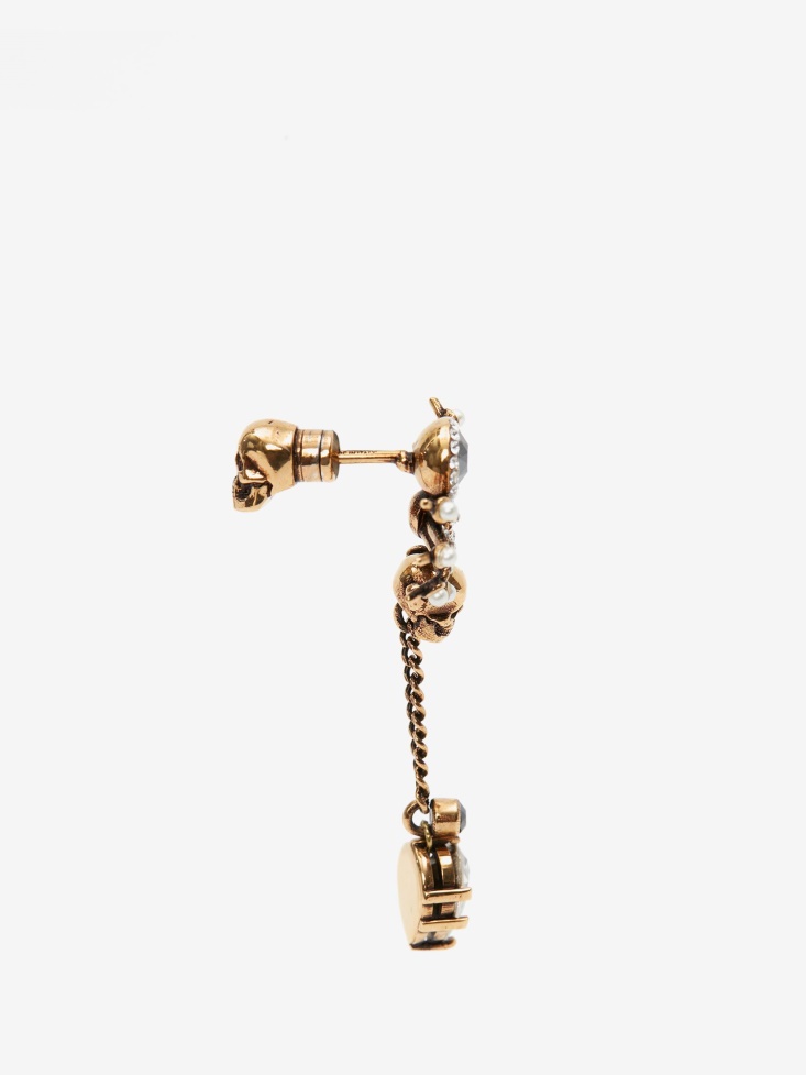 Fashion Alexander McQueen Women's Jewelled Spider Earrings Gold