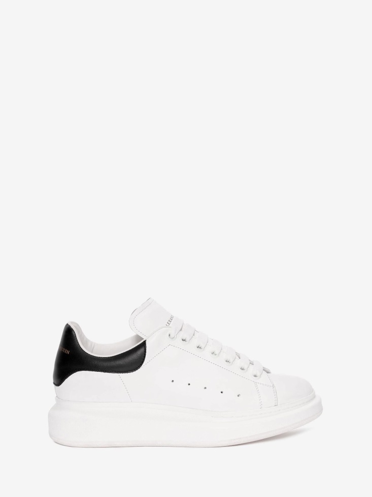 Men's Oversized Sneaker in White/Black Fashion Alexander McQueen