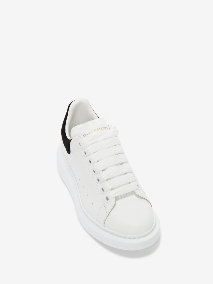 Men's Oversized Sneaker in White/Black Fashion Alexander McQueen