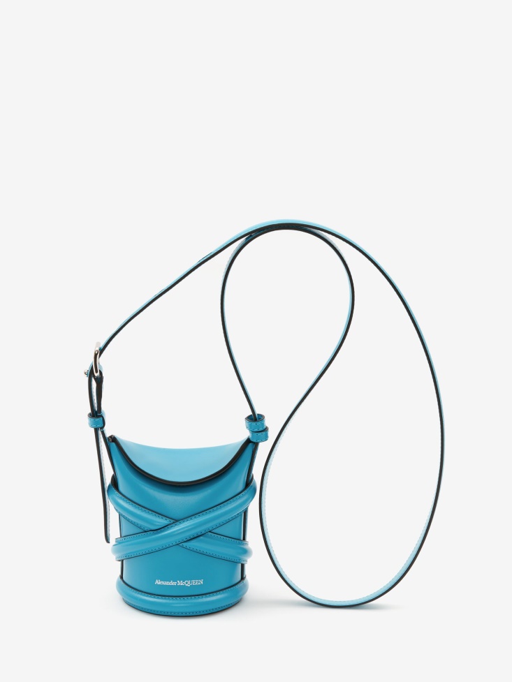 Women's The Curve Mini Fashion Alexander McQueen Cerulean