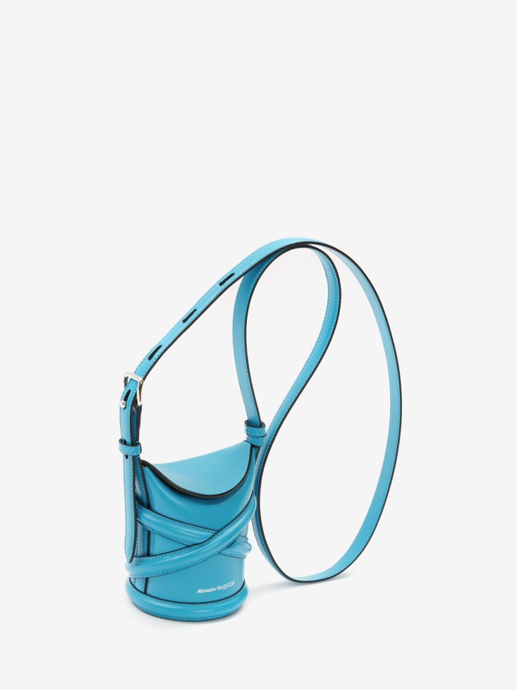 Women's The Curve Mini Fashion Alexander McQueen Cerulean
