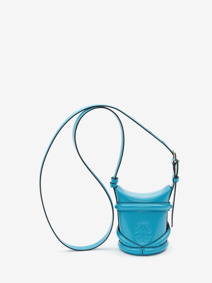 Women's The Curve Mini Fashion Alexander McQueen Cerulean
