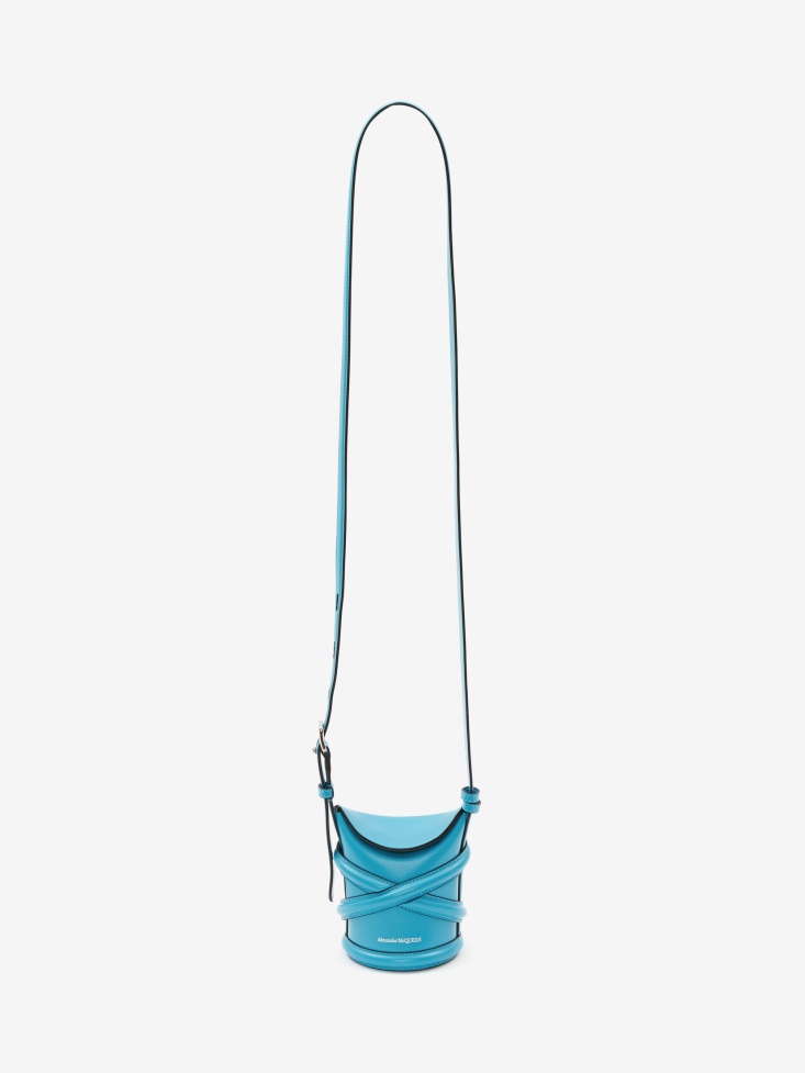 Women's The Curve Mini Fashion Alexander McQueen Cerulean