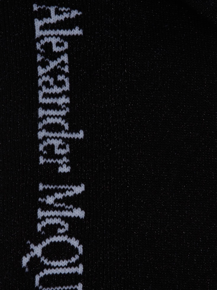Fashion Alexander McQueen Men's Skull Sport Socks Black/White