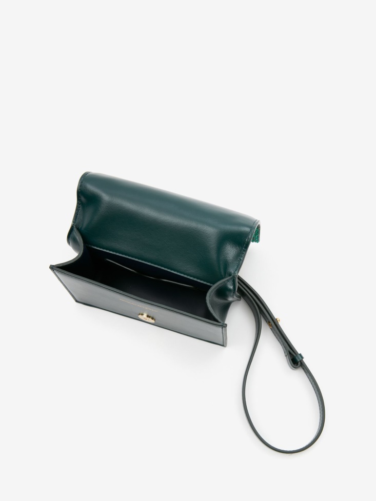 Fashion Alexander McQueen Emerald Women's Mini Jewelled Satchel