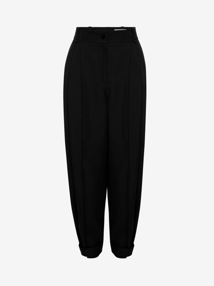 Women's Military Trousers Black Fashion Alexander McQueen
