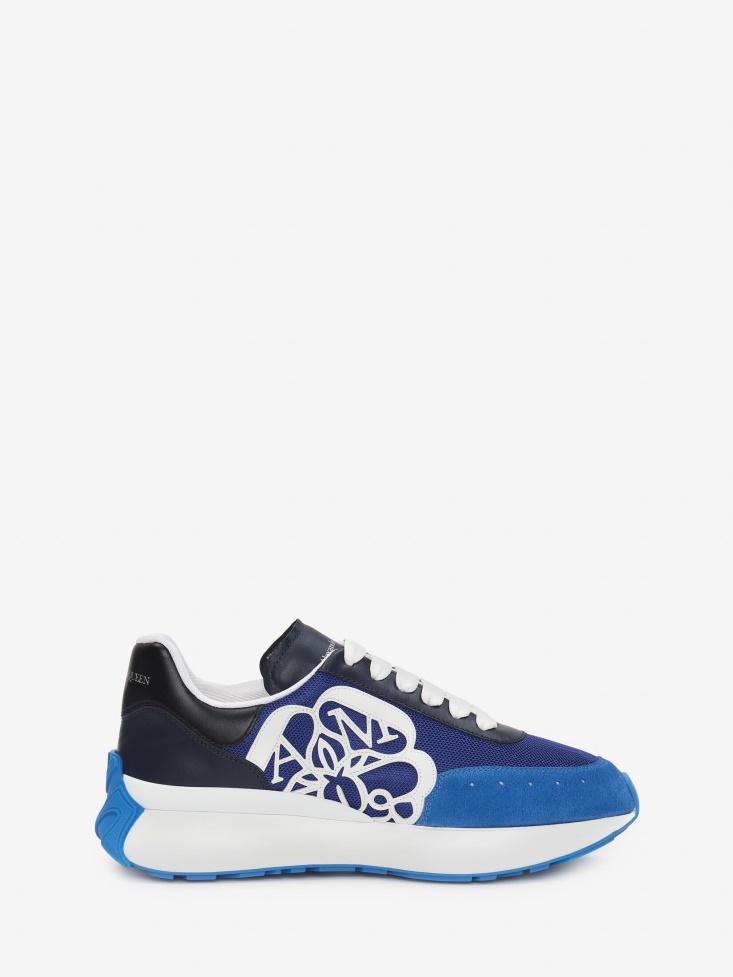 Ocean/Navy/Black Men's Sprint Runner Fashion Alexander McQueen