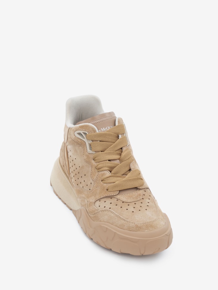 Men's Court Trainer Fashion Alexander McQueen Beige