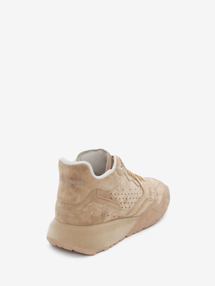 Men's Court Trainer Fashion Alexander McQueen Beige