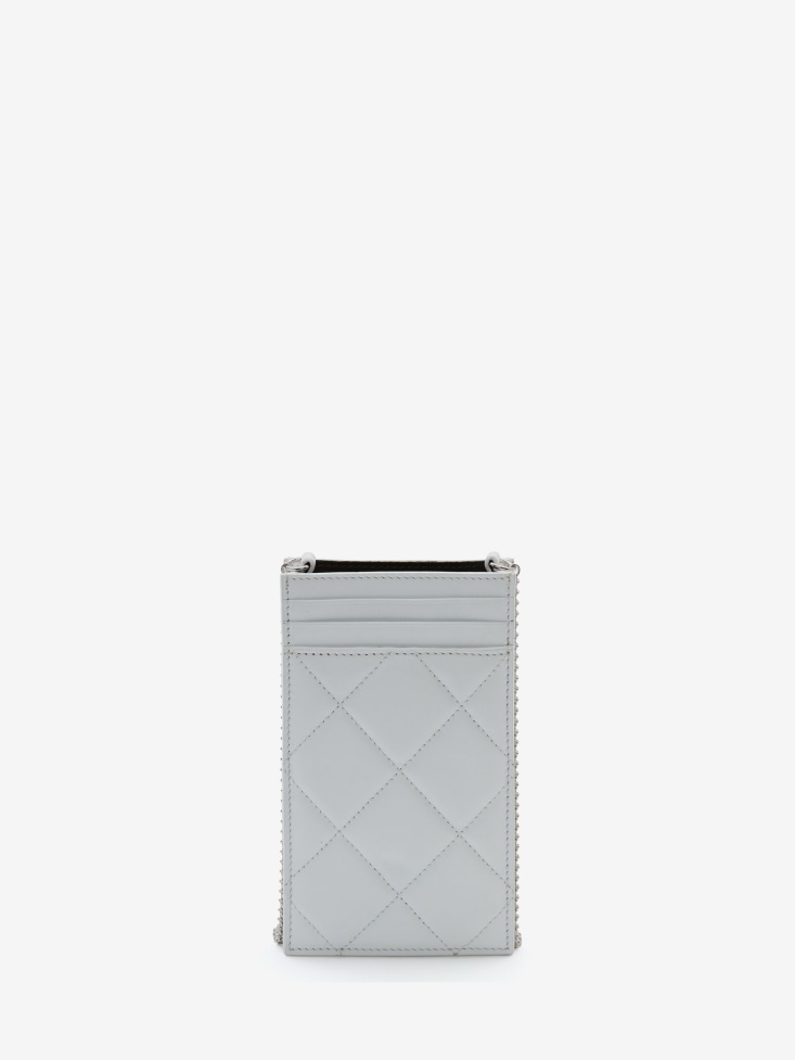 Women's in Graffiti Phone Case With Chain Fashion Alexander McQueen White/Black