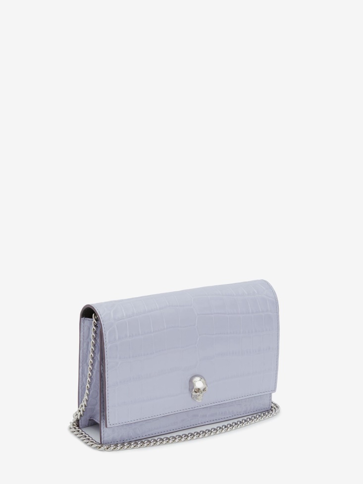 Lavender Fashion Alexander McQueen Women's Small Skull Bag