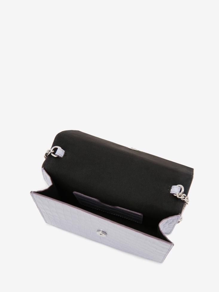 Lavender Fashion Alexander McQueen Women's Small Skull Bag