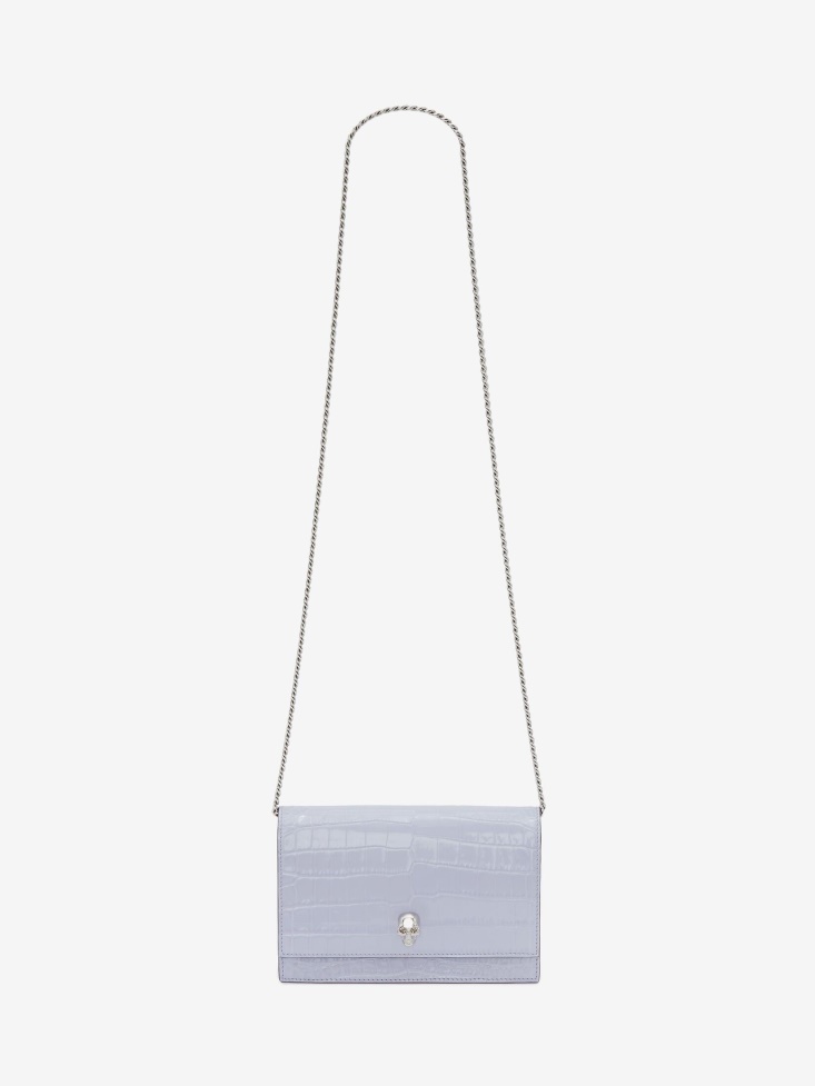 Lavender Fashion Alexander McQueen Women's Small Skull Bag
