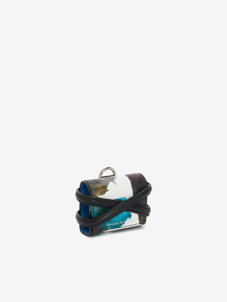 Fashion Alexander McQueen Men's Watercolour Graffiti The Harness Airpods Pro Case Multicolour