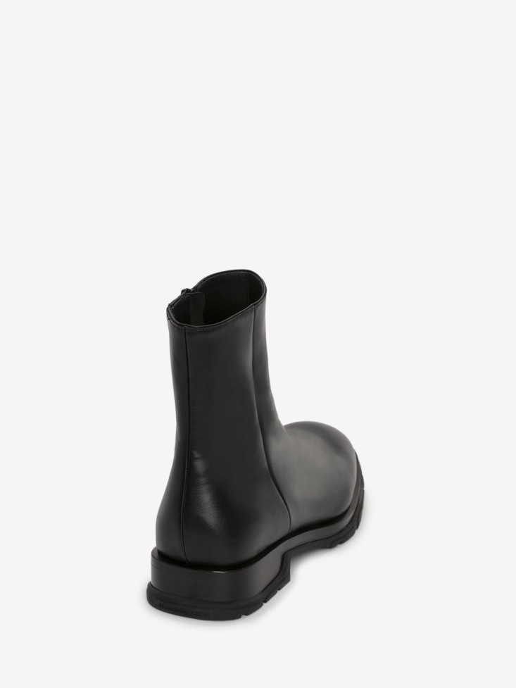 Men's Slim Tread Boot Black Fashion Alexander McQueen