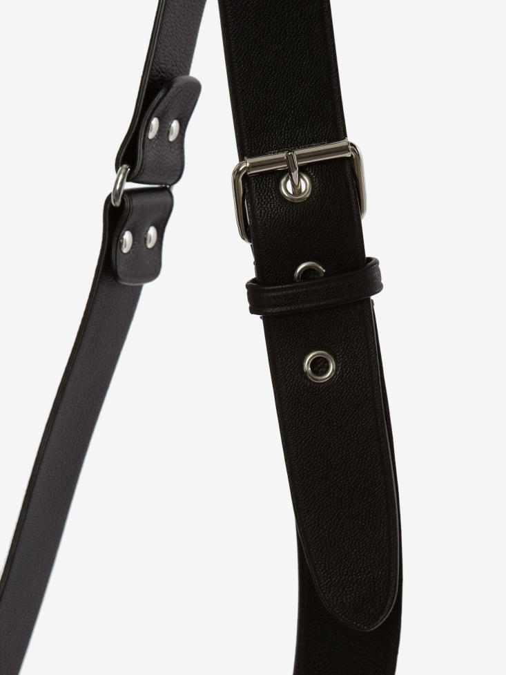 Men's Classic Leather Harness Fashion Alexander McQueen Black