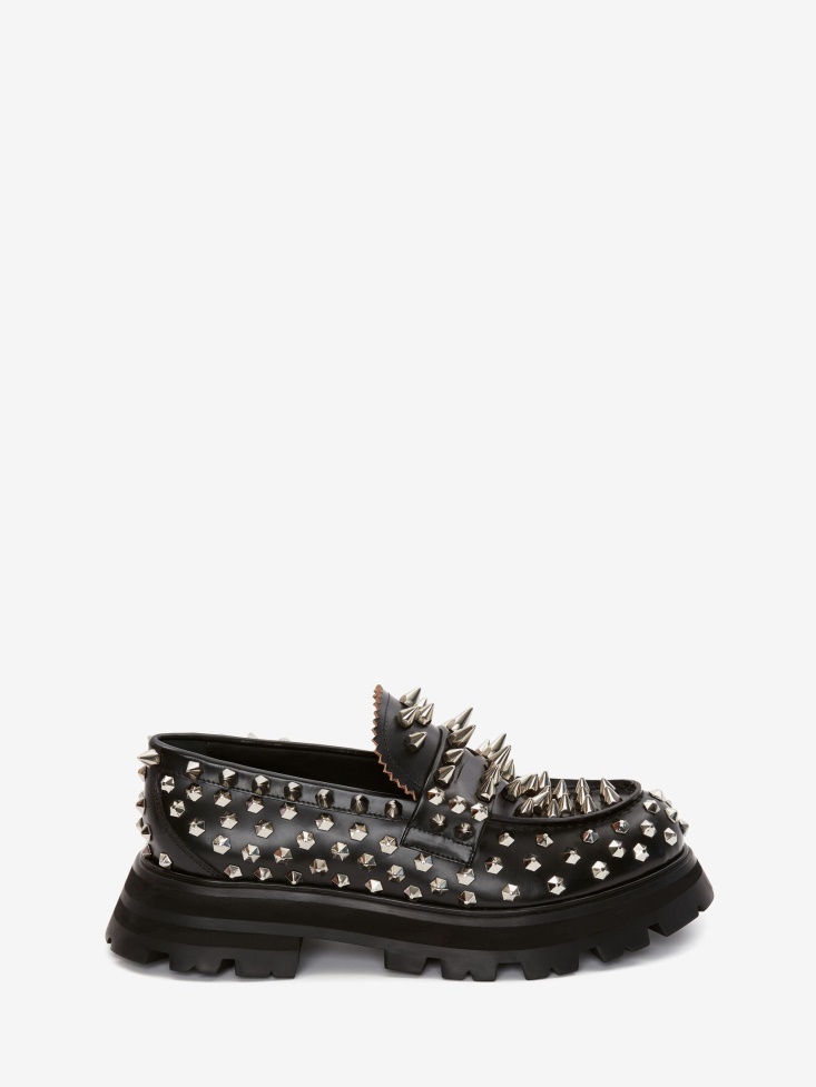 Women's Wander Loafer Fashion Alexander McQueen Black/Silver