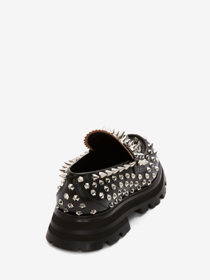 Women's Wander Loafer Fashion Alexander McQueen Black/Silver