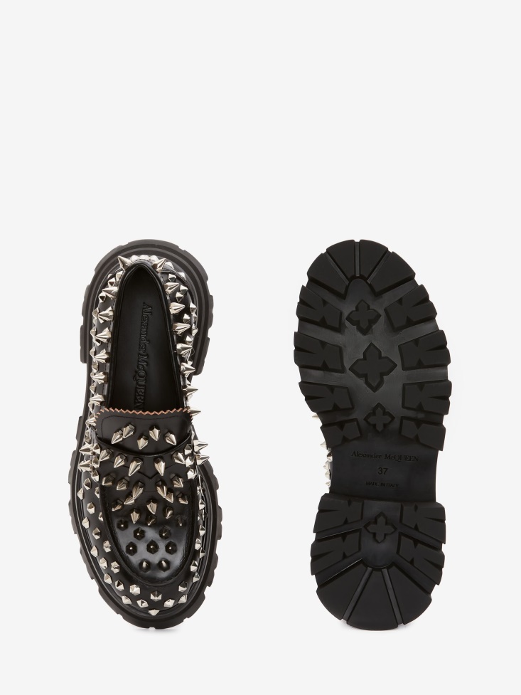 Women's Wander Loafer Fashion Alexander McQueen Black/Silver