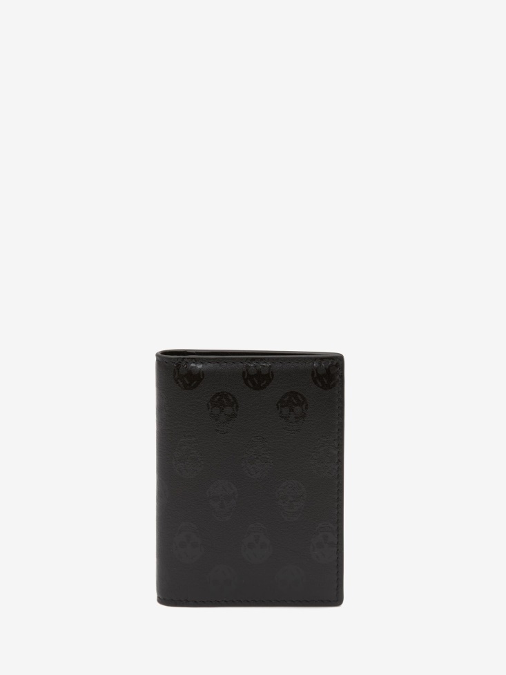 Men's Biker Skull Pocket Organiser Fashion Alexander McQueen Black