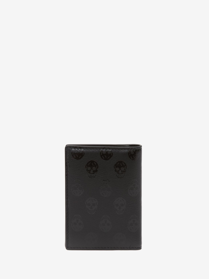 Men's Biker Skull Pocket Organiser Fashion Alexander McQueen Black