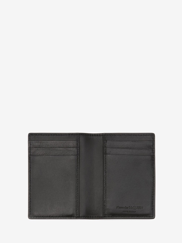 Men's Biker Skull Pocket Organiser Fashion Alexander McQueen Black
