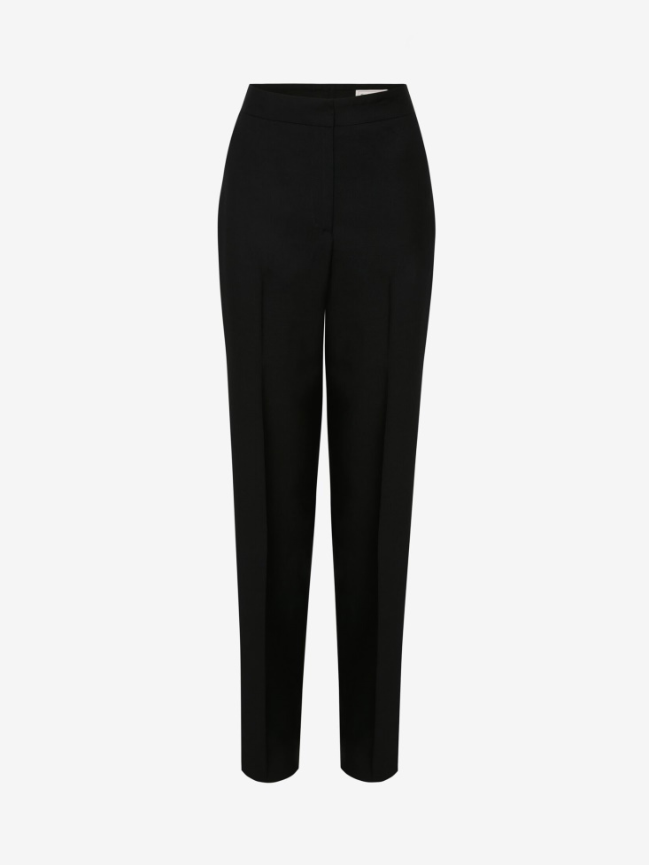 Fashion Alexander McQueen Women's Wide Leg Trousers Black