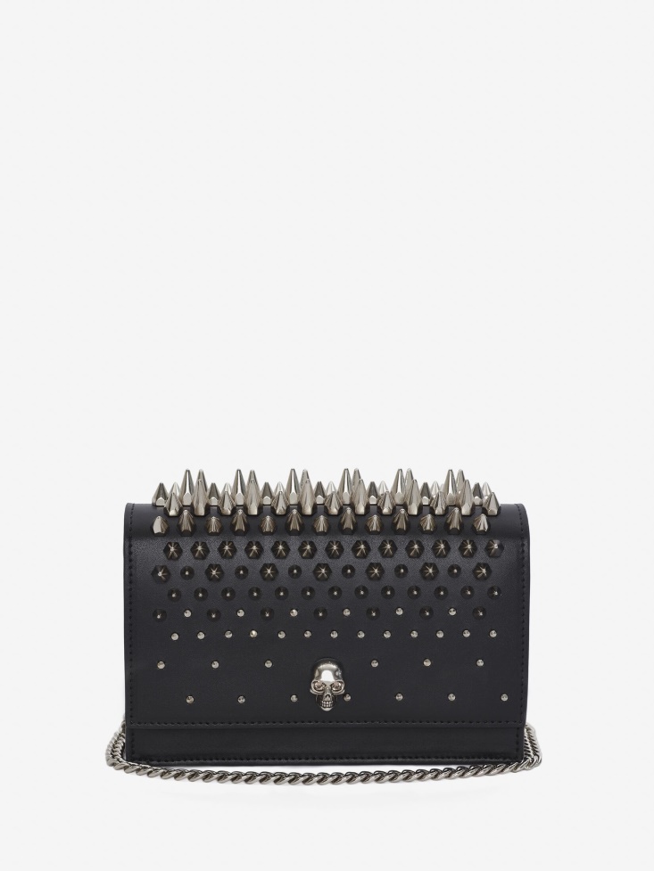Women's Small Skull Bag in Black Fashion Alexander McQueen