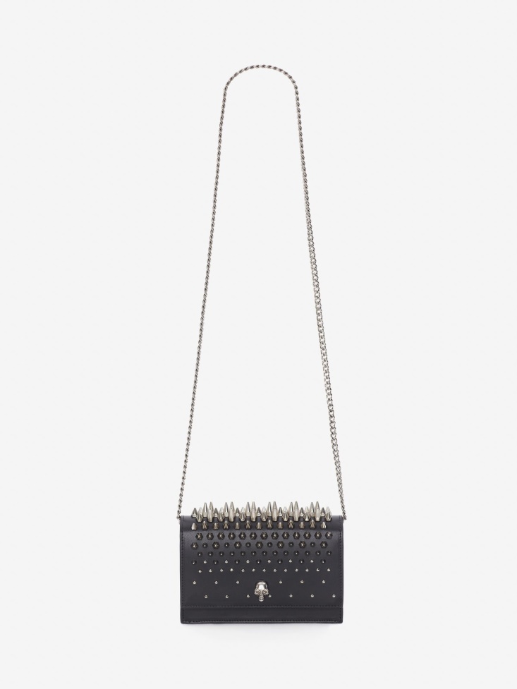 Women's Small Skull Bag in Black Fashion Alexander McQueen